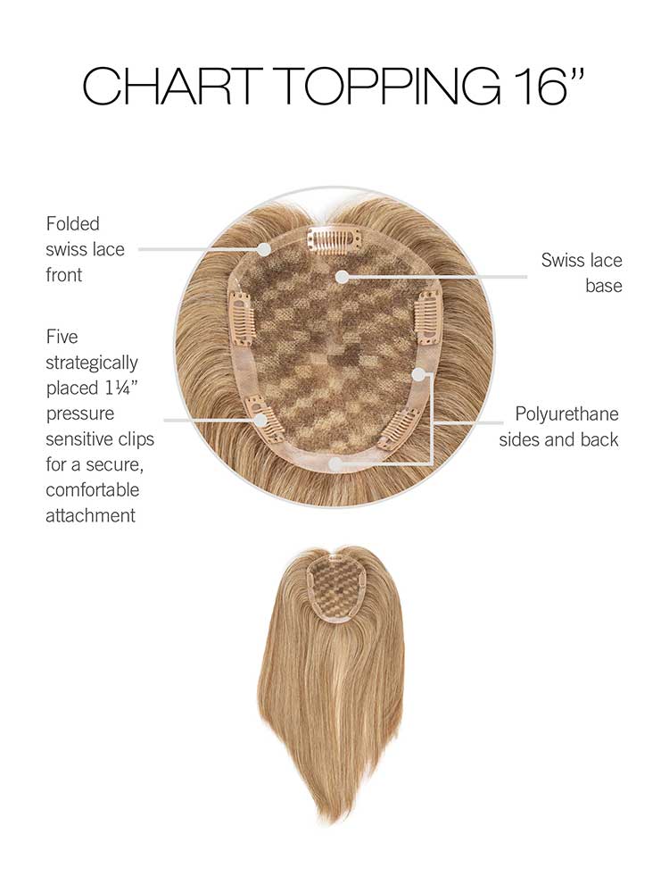 Chart Topping 16″ Human Hair Enhancer - Raquel Welch