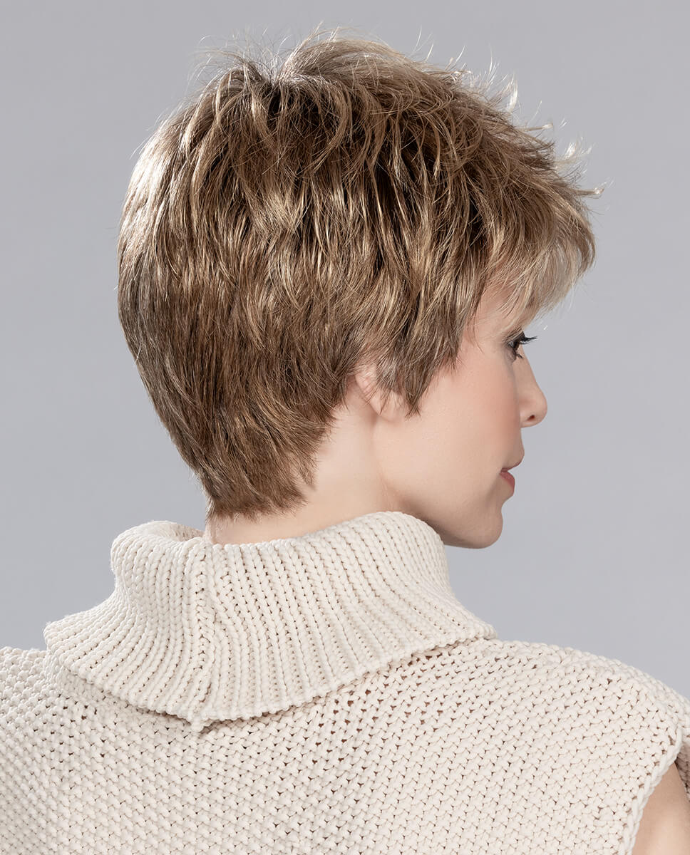 Back view of Coco wig by Ellen Wille – short synthetic wig with textured layers and volume from the Hairpower Collection.