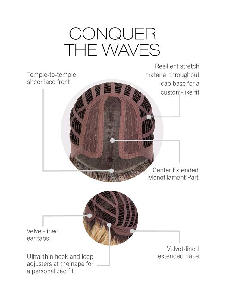 Conquer The Waves wig - Gabor