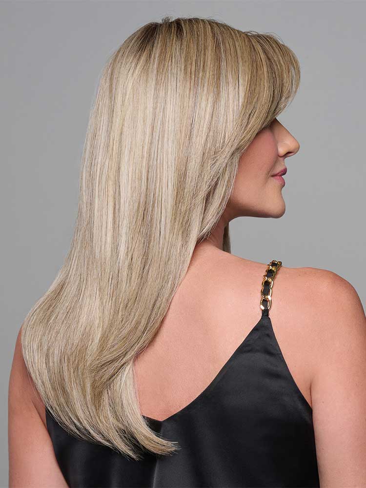 Josephs Wigs Dress Rehearsal Heat Friendly wig Raquel Welch Shaded Iced Latte Machiato