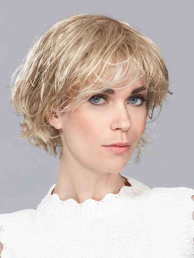 Ellen Wille Like Mono Part wig in Champagne Mix, chin-length waves with a monofilament part and lace front for natural look.