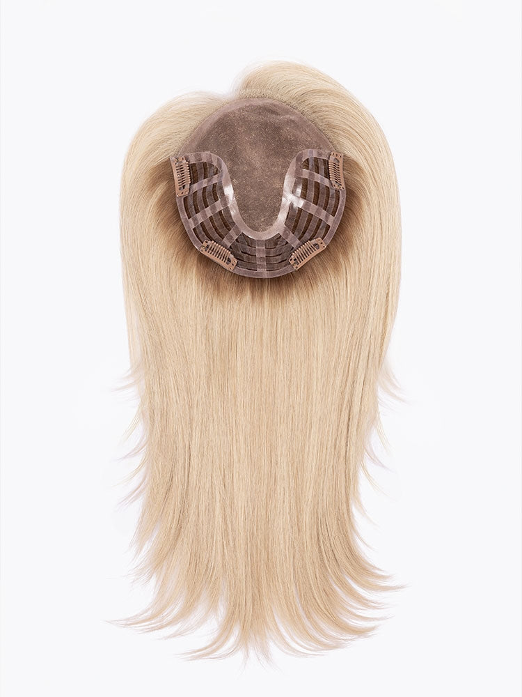 Base view of Top Power Matrix Enhancer by Ellen Wille with Remy human hair, lace front and mono top.