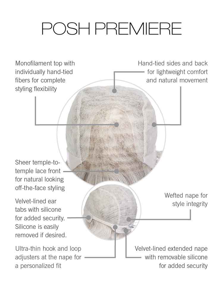 Posh Premiere wig - Raquel Welch 2025 Sheer Luxury Collection
