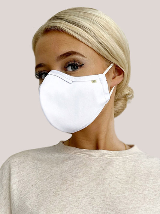 woman wear a face mask