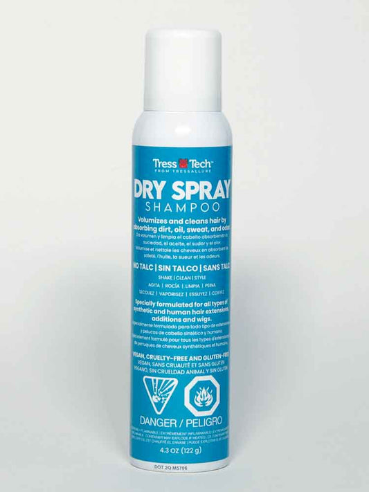 TressTech Dry Spray Shampoo is safe to use on all types of hair, including synthetic and human hair.