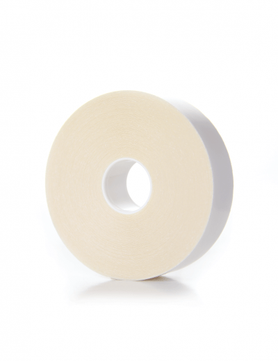 A large roll of double-sided transparent wig tape.