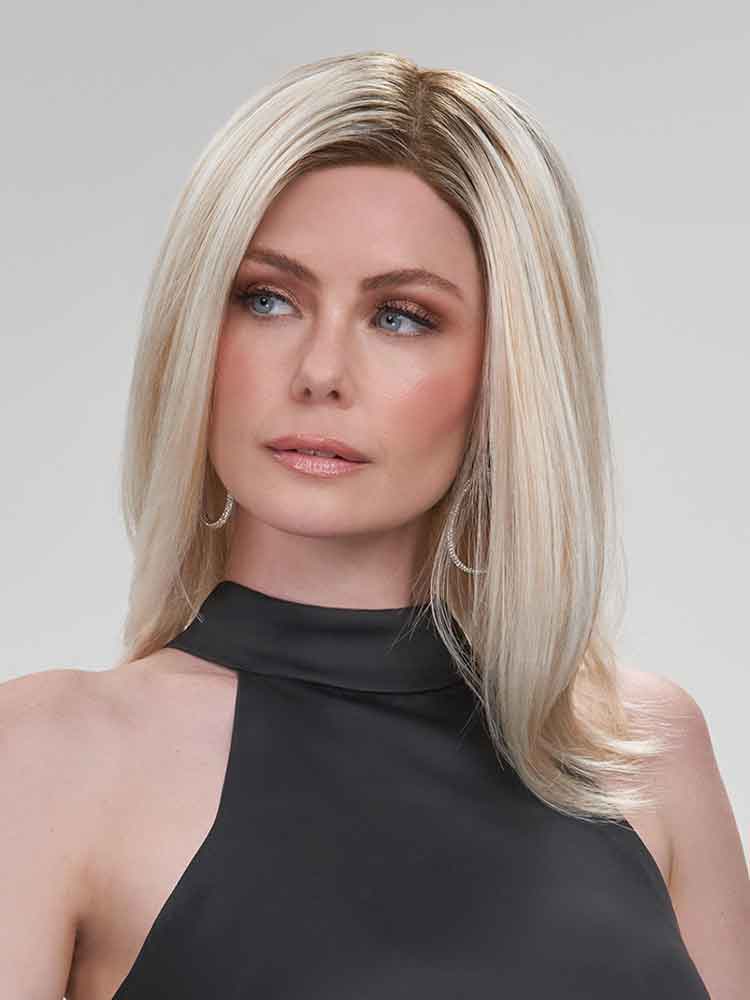 Madison wig by Jon Renau a blonde shoulder-length bob with SmartLace front and monofilament top for a natural hairline and movement
