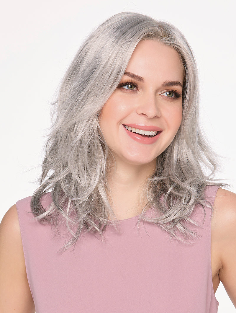 Alt view Amanda wig by Envy – soft waves with lace front and SoSoft Cap for natural style and all-day comfort