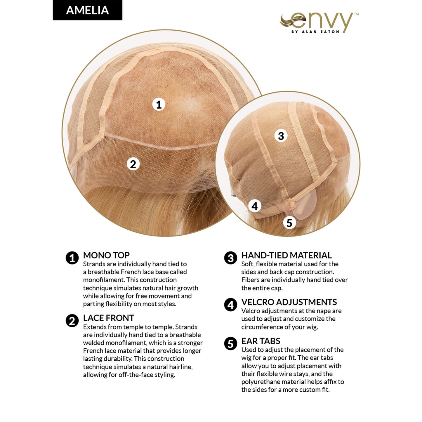 Amelia wig - Envy Collection
