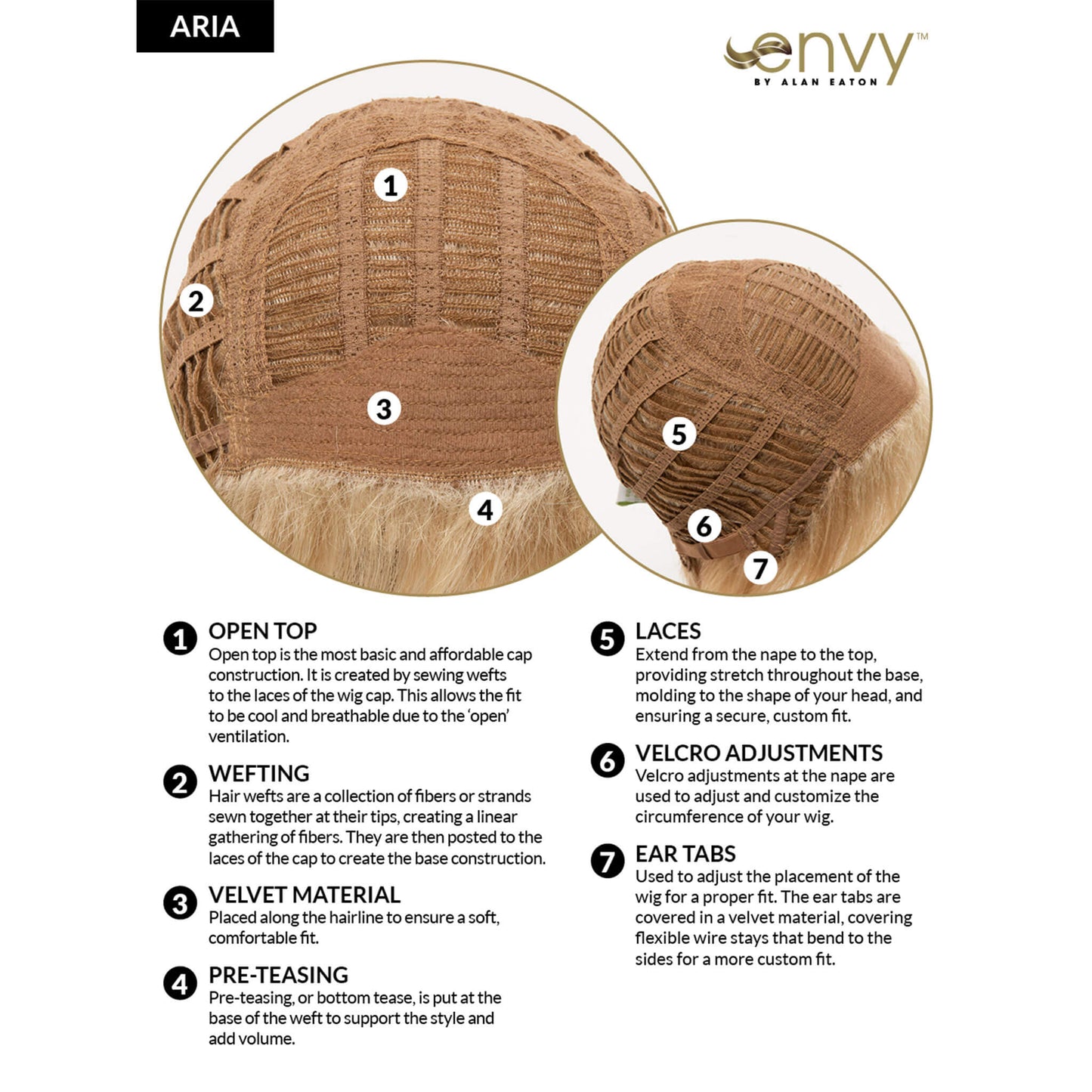 Aria wig - Envy Collection