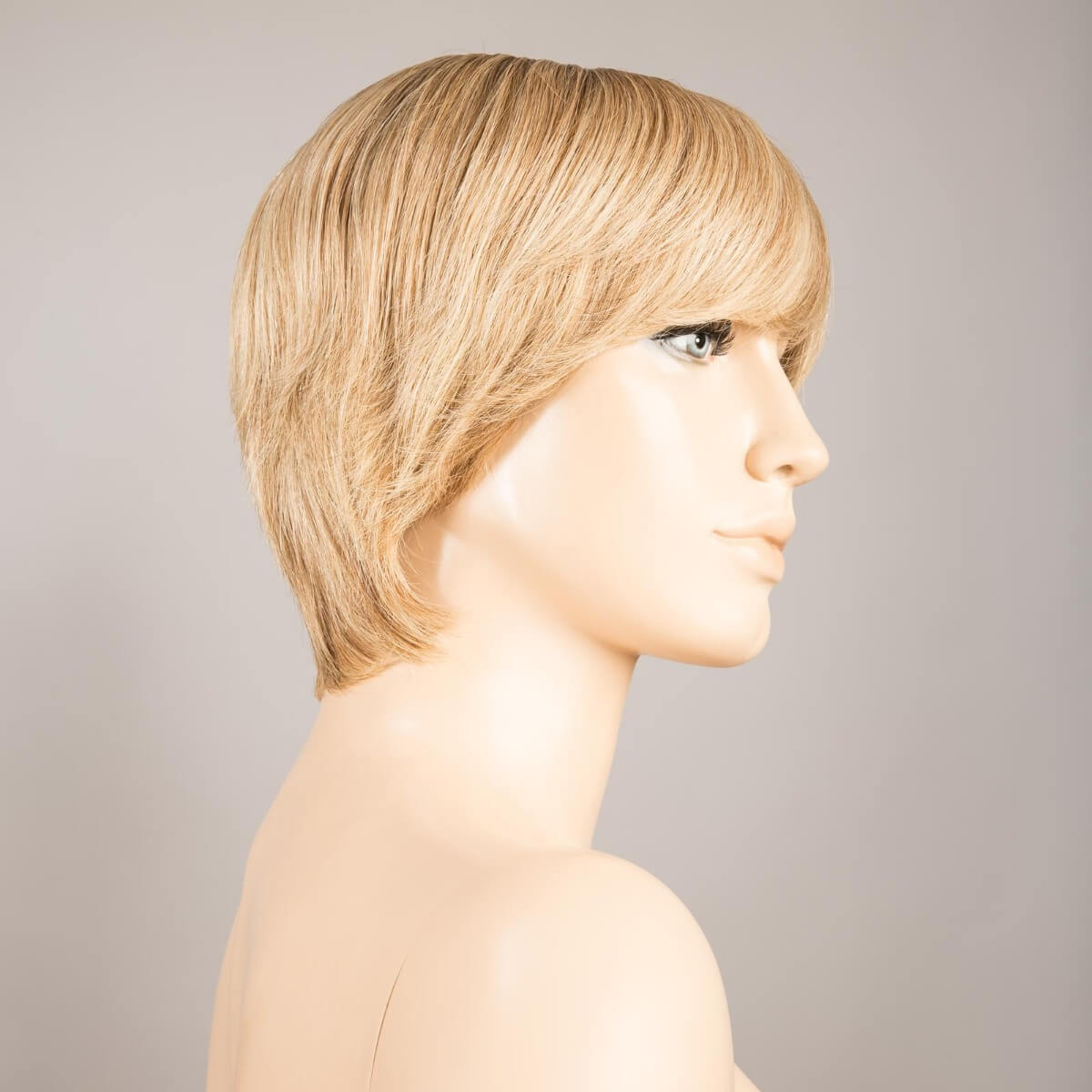 Award wig by Ellen Wille in Sandy Blonde Rooted, a high-quality short human hair style with a secure, comfortable fit.