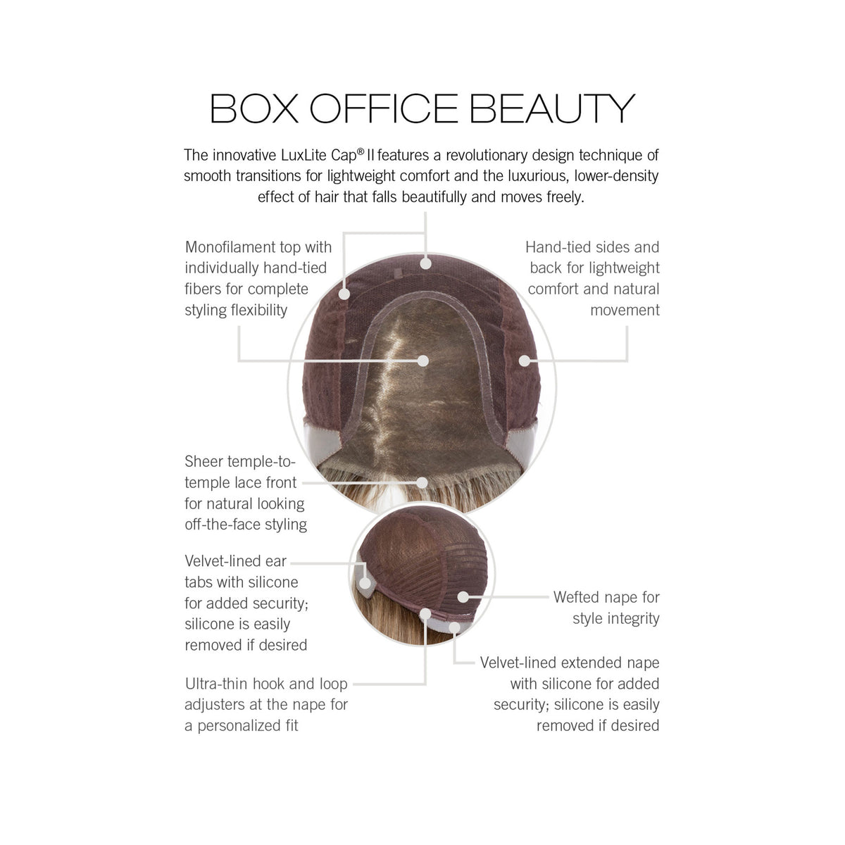 Box Office Beauty wig - Raquel Welch Sheer Luxury Collection