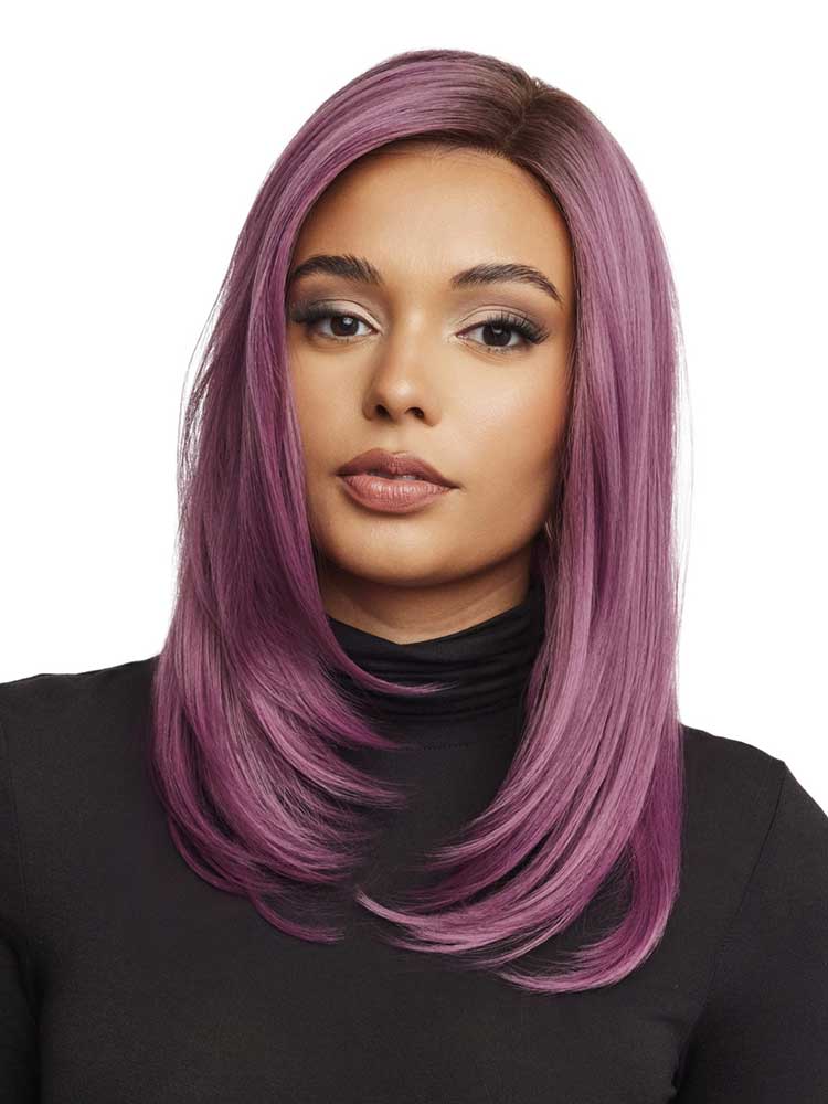 Josephs Wigs Cosmo Sleek Muse Collection Rene of Paris Mauve Berry