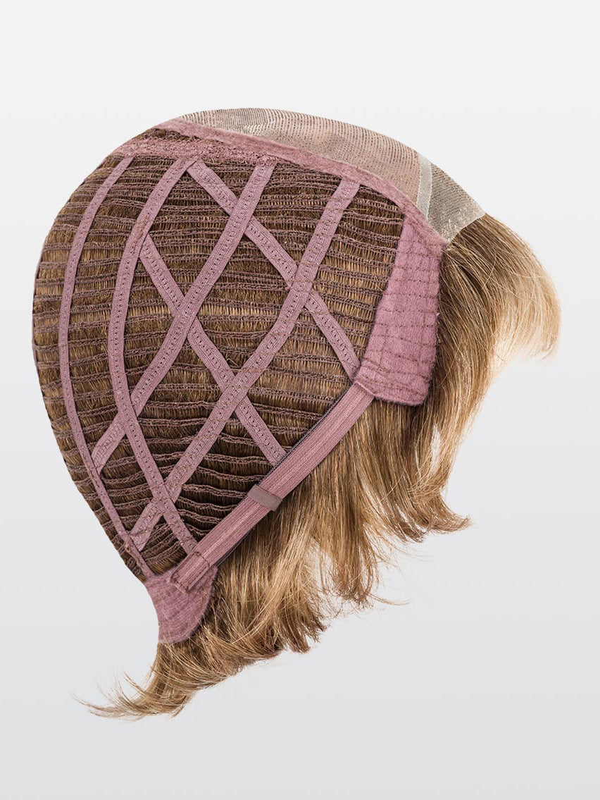 Date Mono wig by Ellen Wille – monofilament top, lace front cap construction.