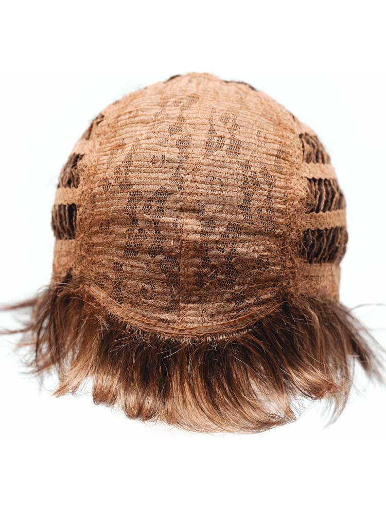 Noriko wig cap - featuring soft wefts and two adjustable straps at the nape for sizing.