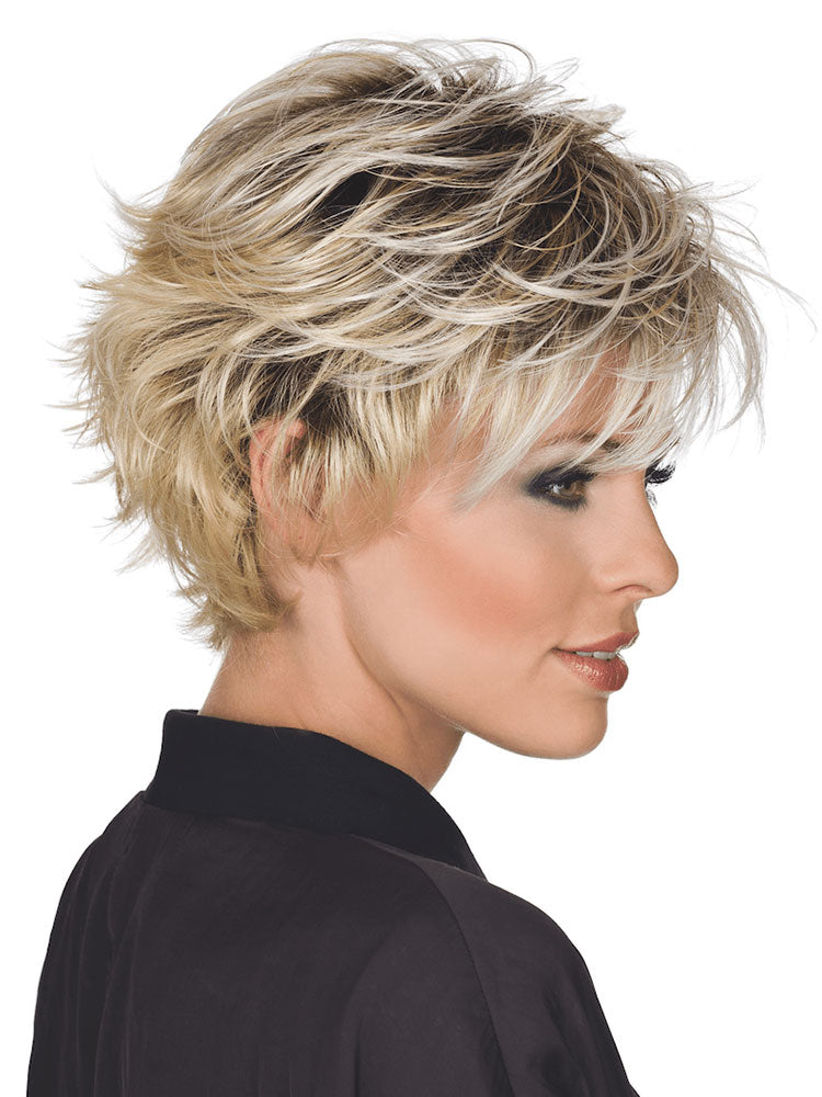 New Lexi Mono wig by Gisela Mayer in Golden Wheat Rooted – natural-looking style with monofilament top for realistic scalp appearance.