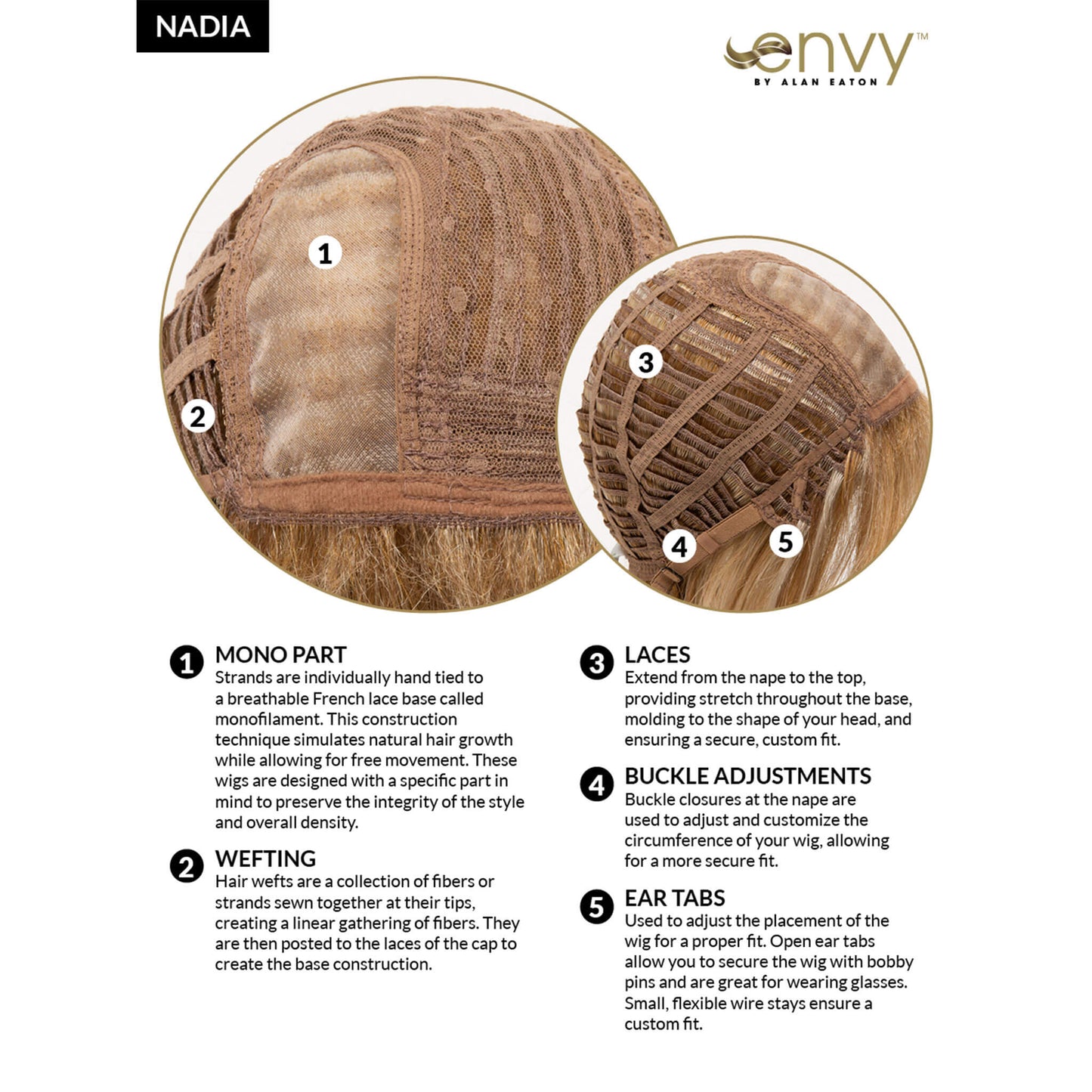 Nadia Petite wig - Envy Collection