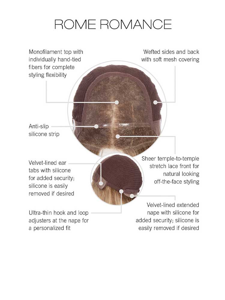 Rome Romance wig - Raquel Welch Black Label Human Hair Collection