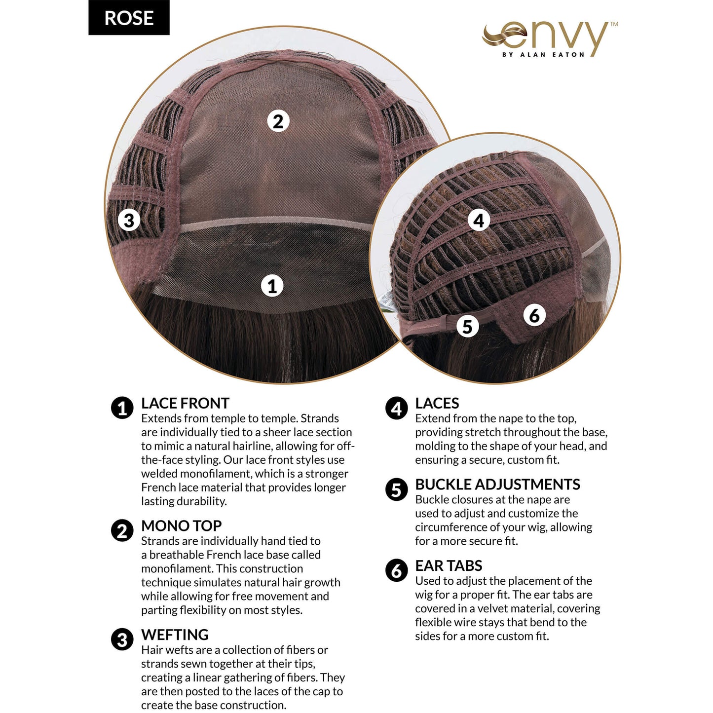 Rose wig - Envy Collection