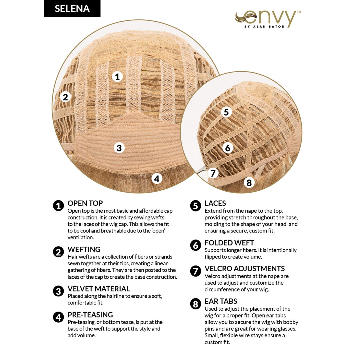 Selena wig - Envy Collection