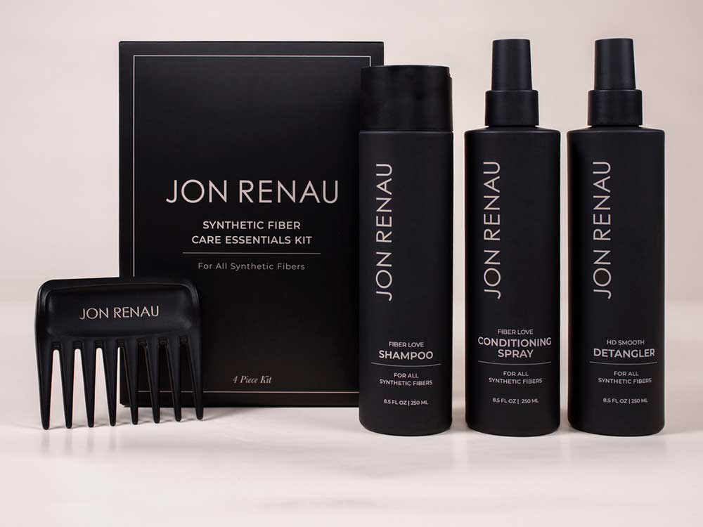 Synthetic Fibre Care Kit - 4pc Kit - Jon Renau