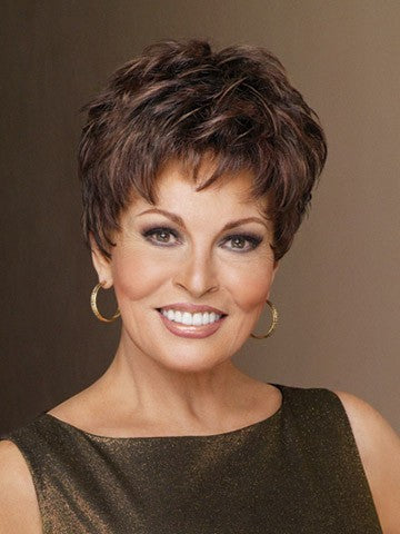 Winner wig by Raquel Welch – lightweight short synthetic wig with razor-cut layers and textured volume for easy styling.