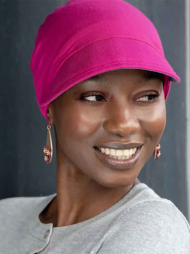 Katia Grey & Pink | Grey & Pink Reversible Cap with UPF 50+ Sun Protection