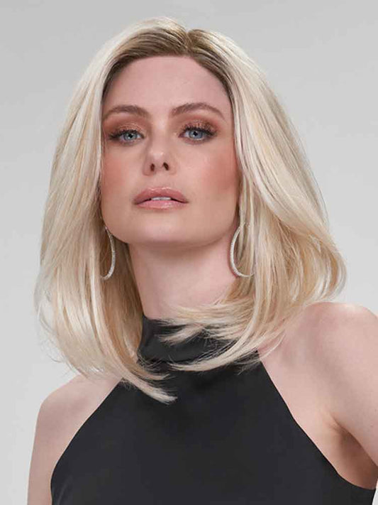 Front view Madison wig by Jon Renau – sleek, shoulder-length bob with SmartLace front and monofilament top for a natural hairline and movement