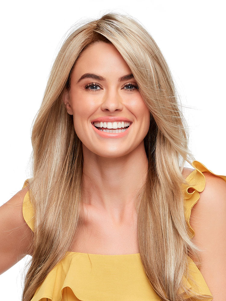 Zara Lite Jon Renau long layered ladies wig SmartLace lace front monofilament Malibu Blonde