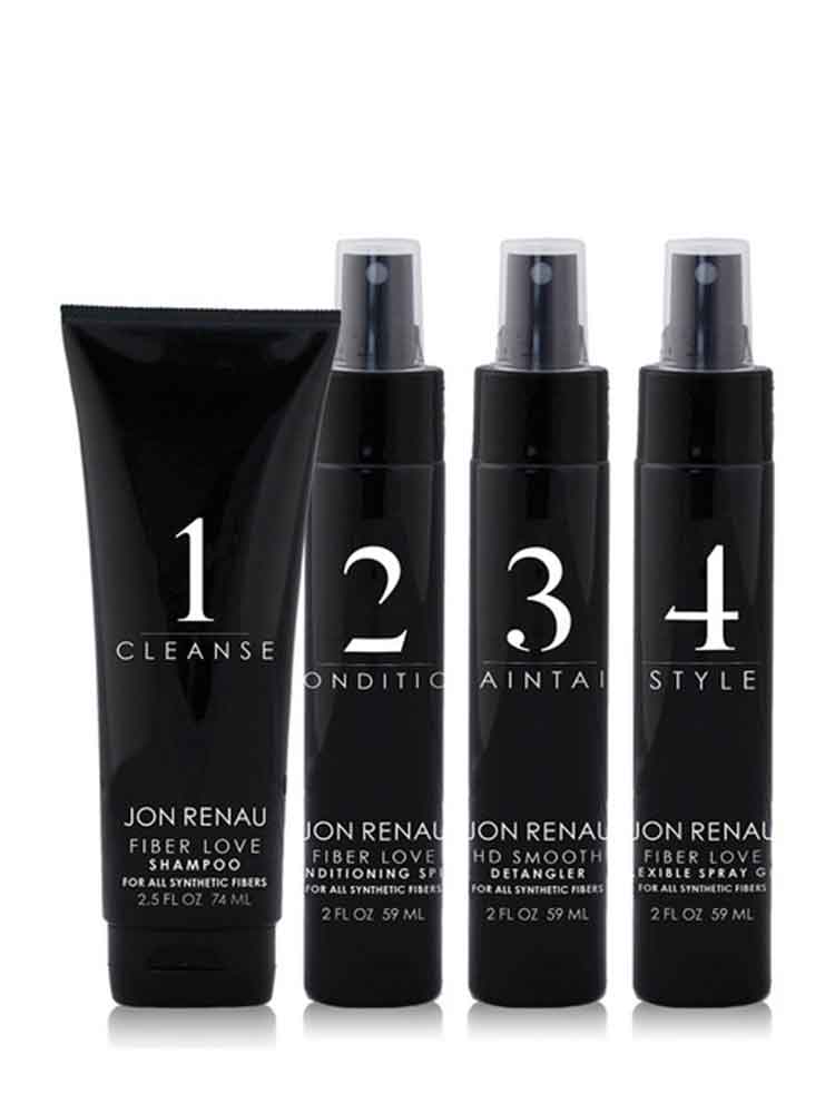 Synthetic Fibre Care System 5pc Travel Kit - Jon Renau